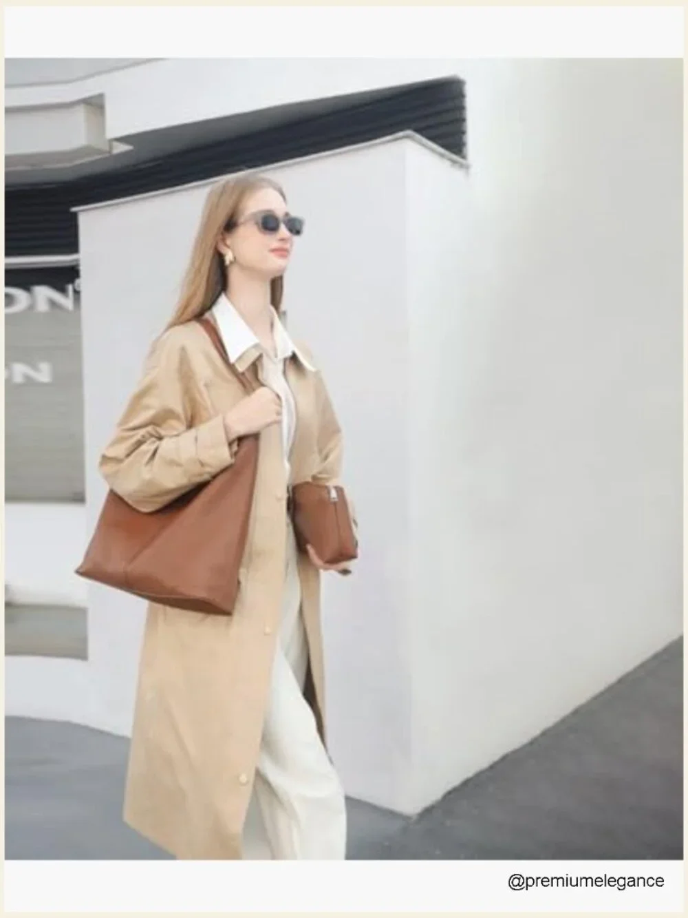 Slouchy Vegan Leather Hobo Tote, Large Capacity Shoulder Bag for Work Travel